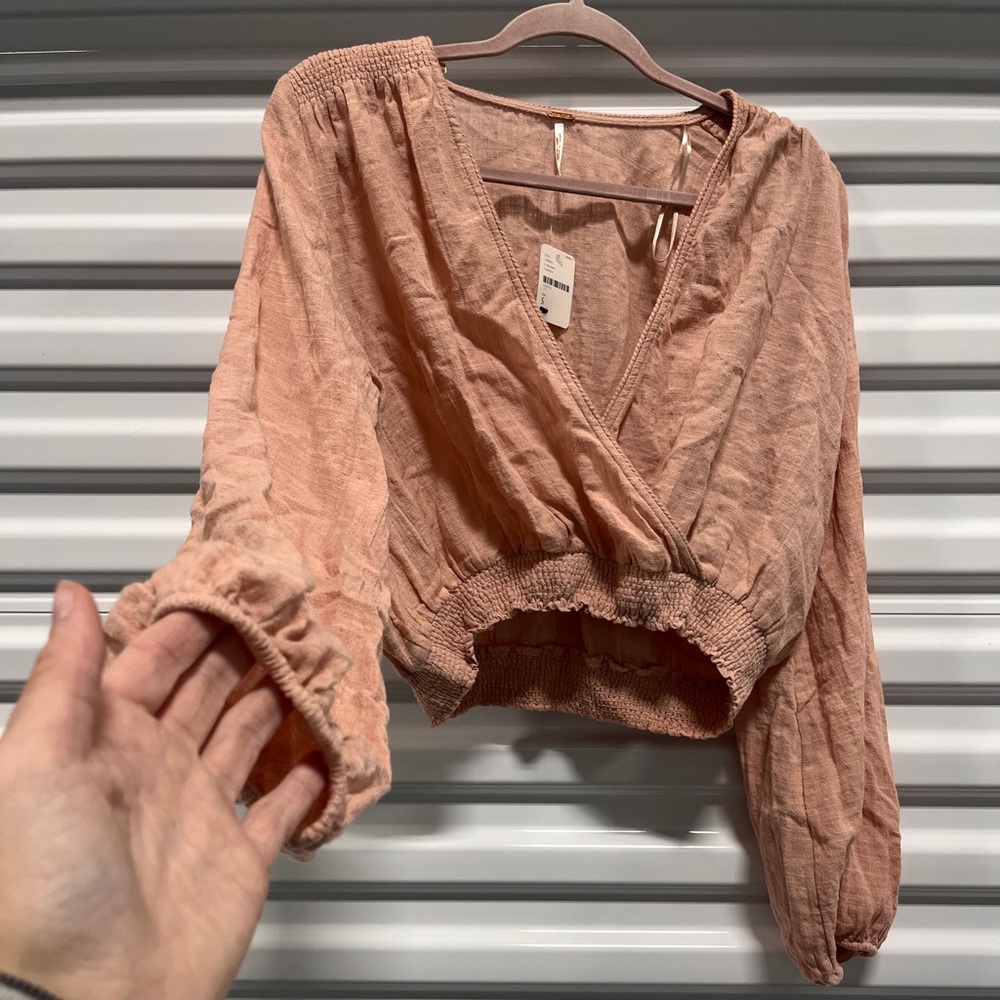 Free People crossover blouse - Picture 6 of 7